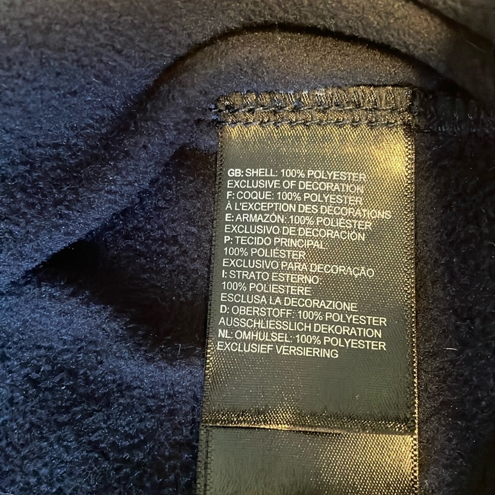 The North Face Men’s black fleece 1/4 zip size XL - Picture 6 of 9